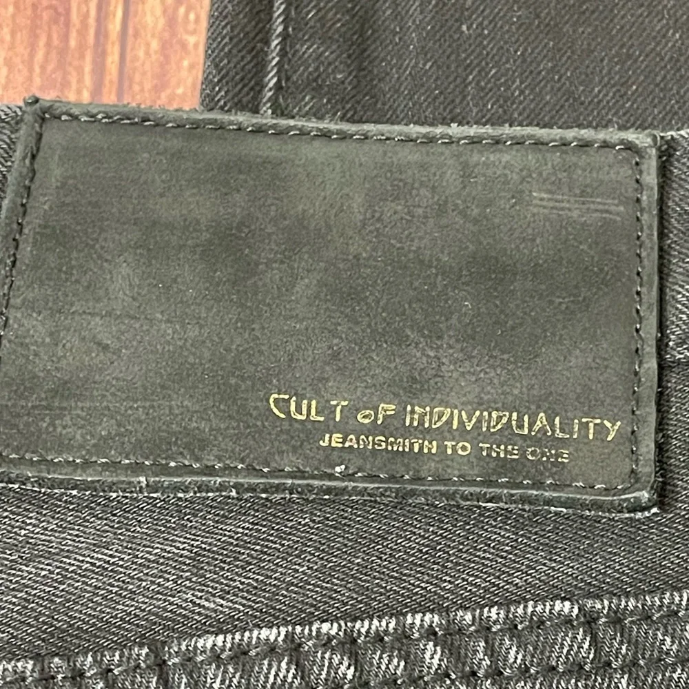 Men’s Cult of Individuality Black Rebel Straight Jeans